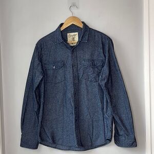 Coastal Cotton Button Down Flannel Shirt